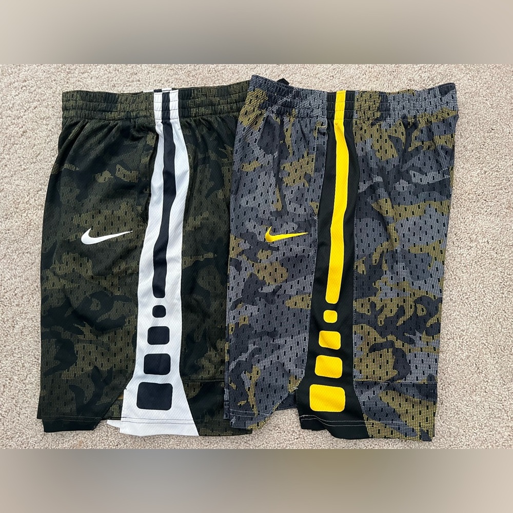 Nike Dri-Fit Camo Elite Youth Shorts
